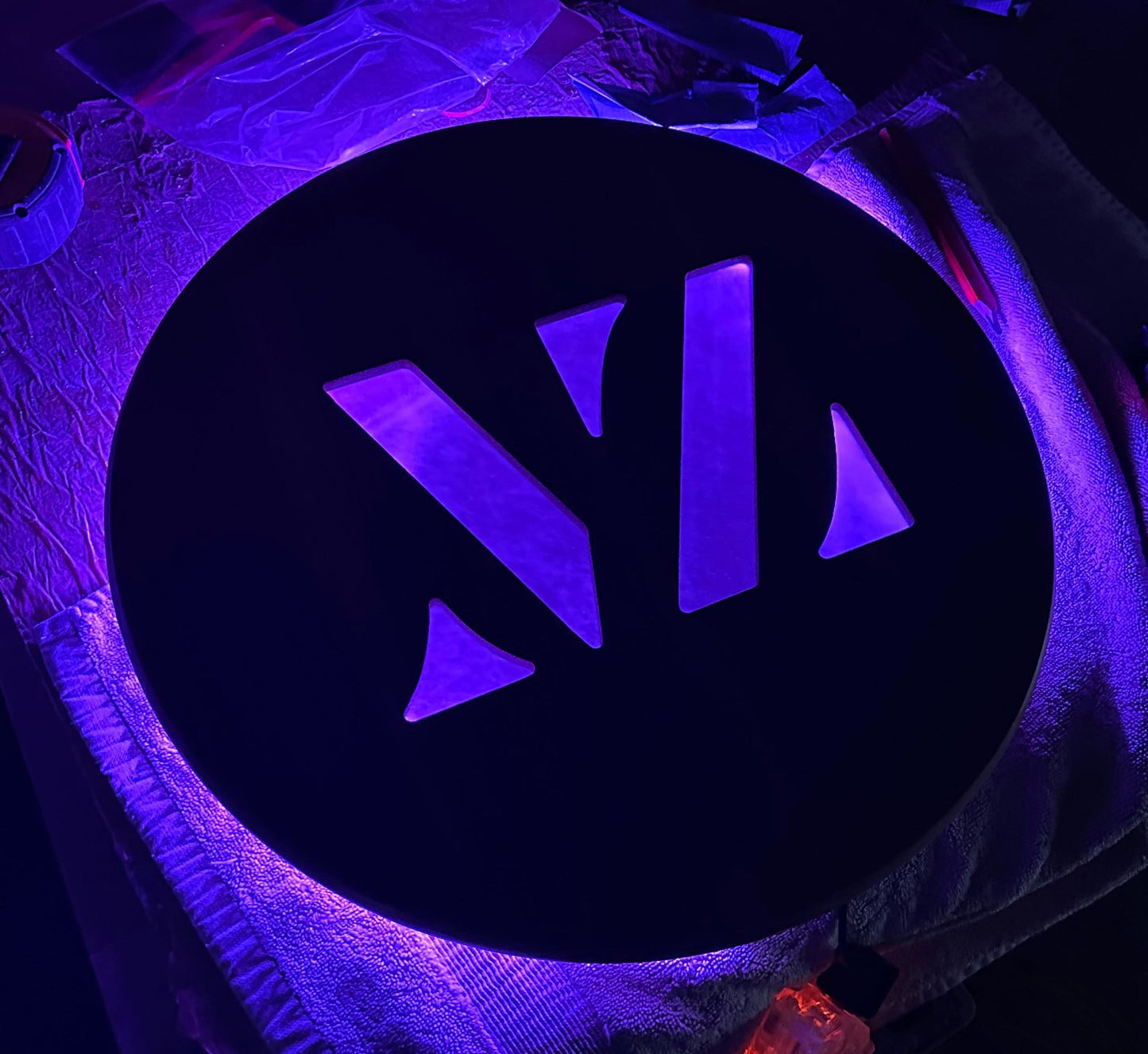 Custom Wood & Epoxy Wall Art (LED optional)