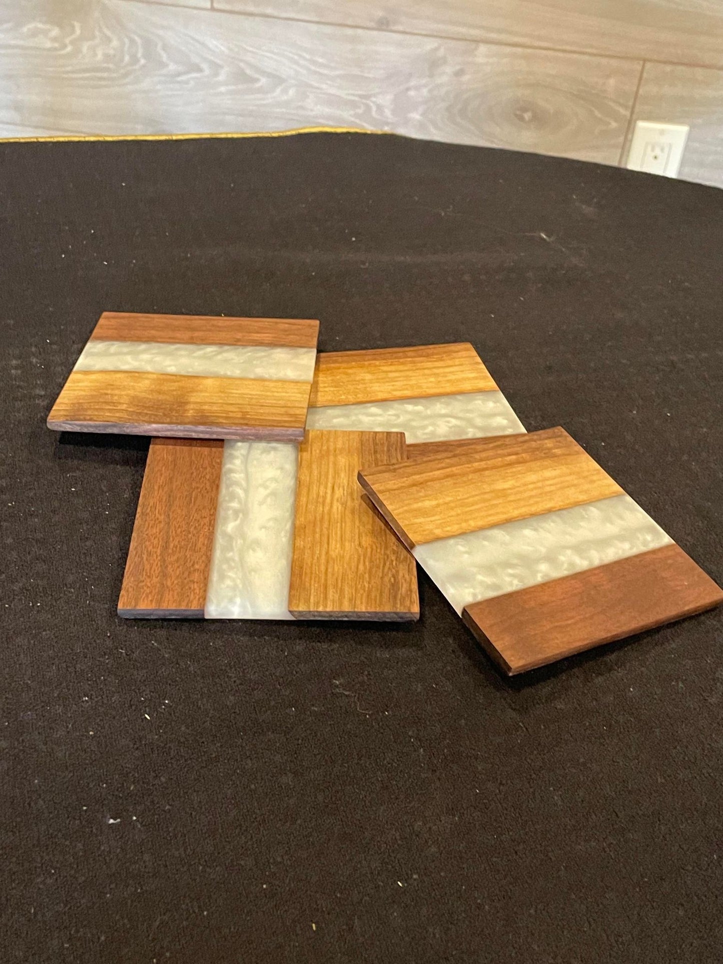 Custom Wood & Epoxy Coasters