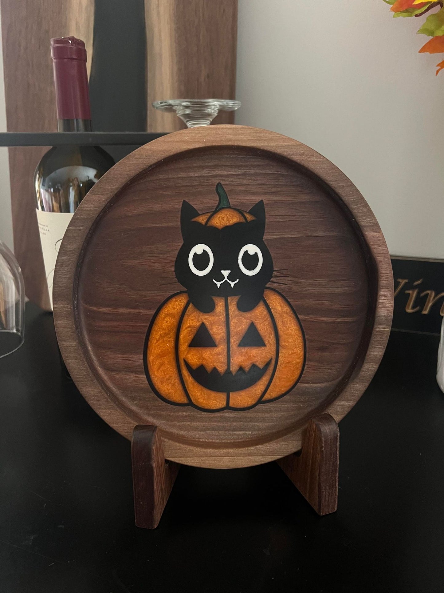 Custom Wood & Epoxy Wall Art (LED optional)