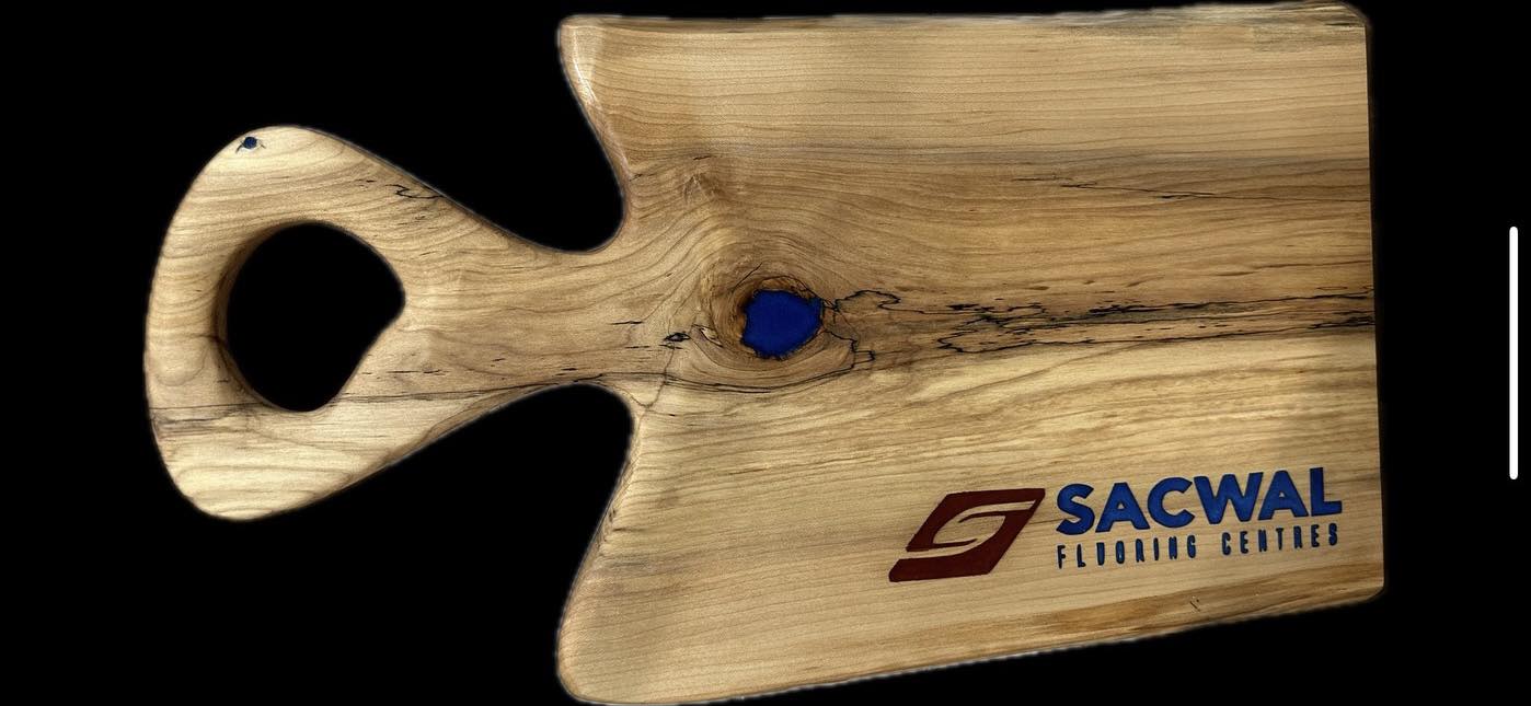 Custom Wood & Epoxy Charcuterie Board