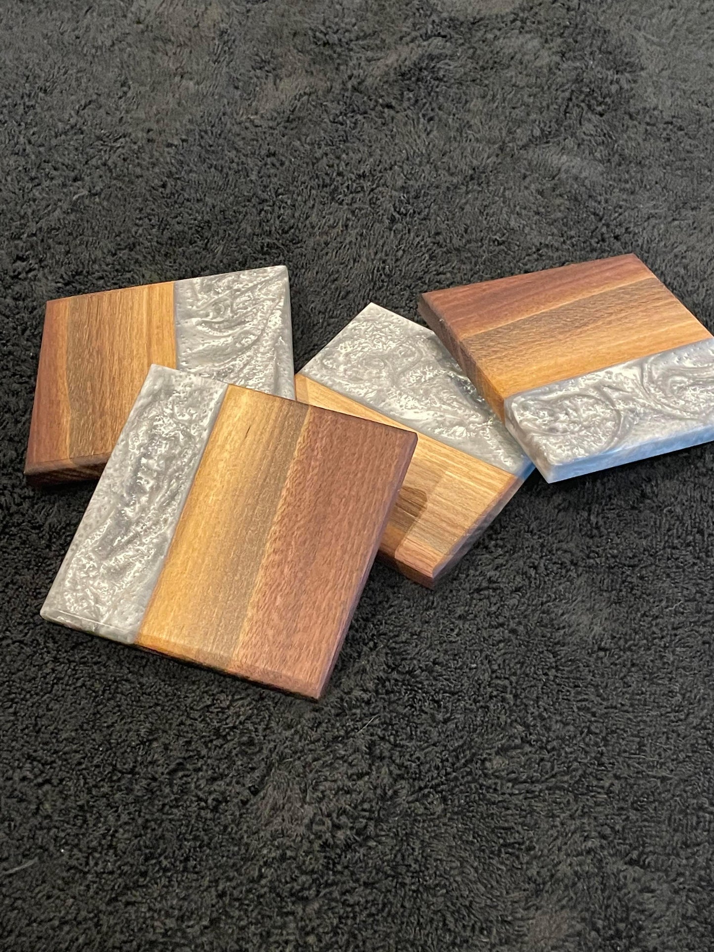 Custom Wood & Epoxy Coasters