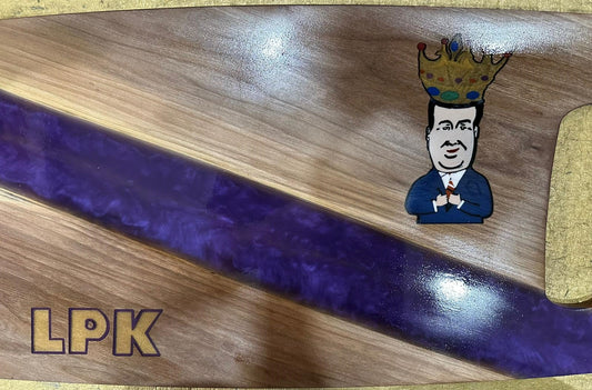 Custom Wood & Epoxy Charcuterie Board