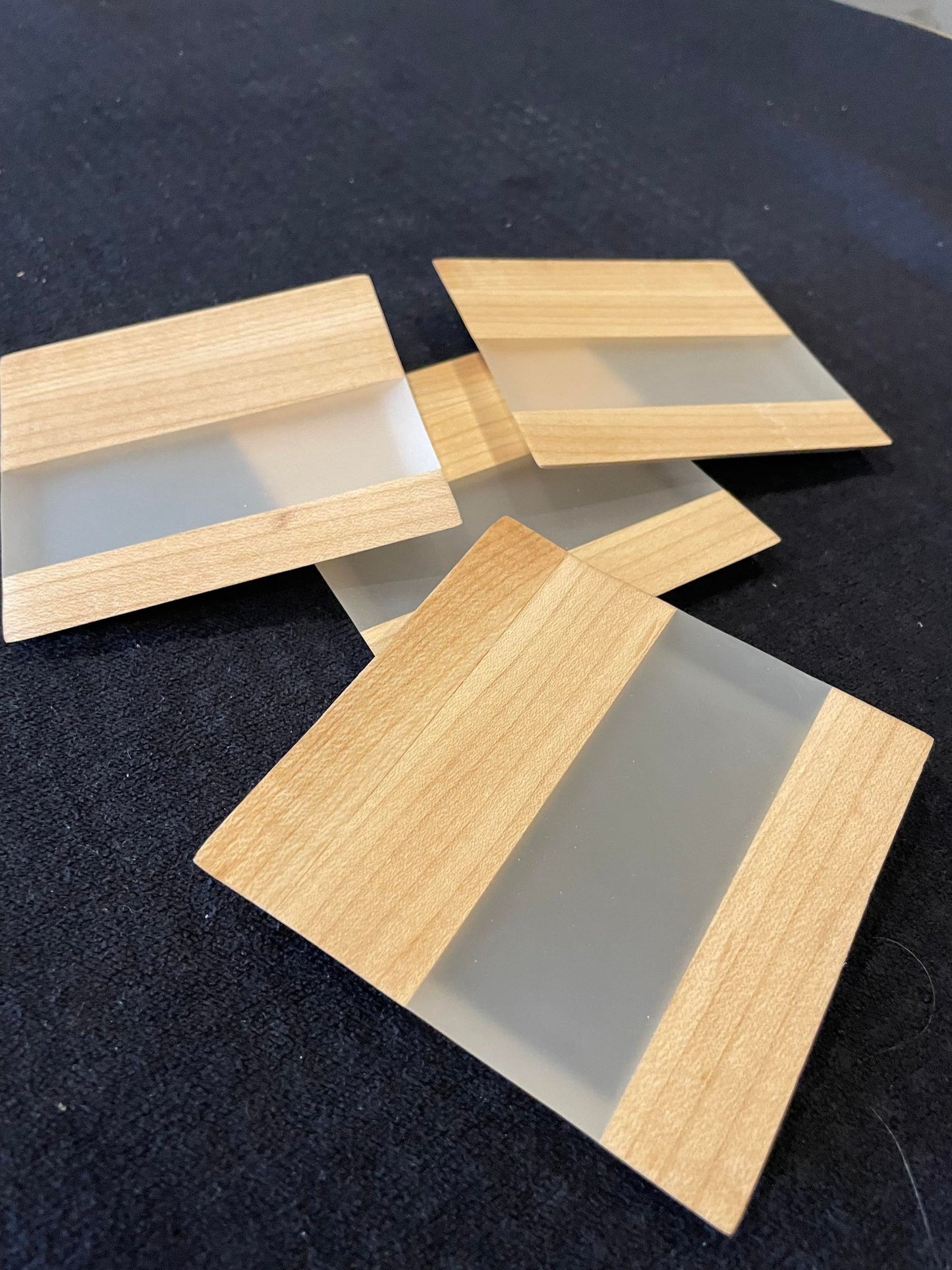 Custom Wood & Epoxy Coasters