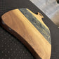 Wood and Epoxy Serving Board - Blue-Gold Resin