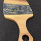 Wood and Epoxy Serving Board - Blue-Gold Resin