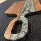 Wood and Epoxy Serving Board - Gunpowder Grey Resin