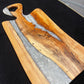 Wood and Epoxy Charcuterie Board - Silver Resin