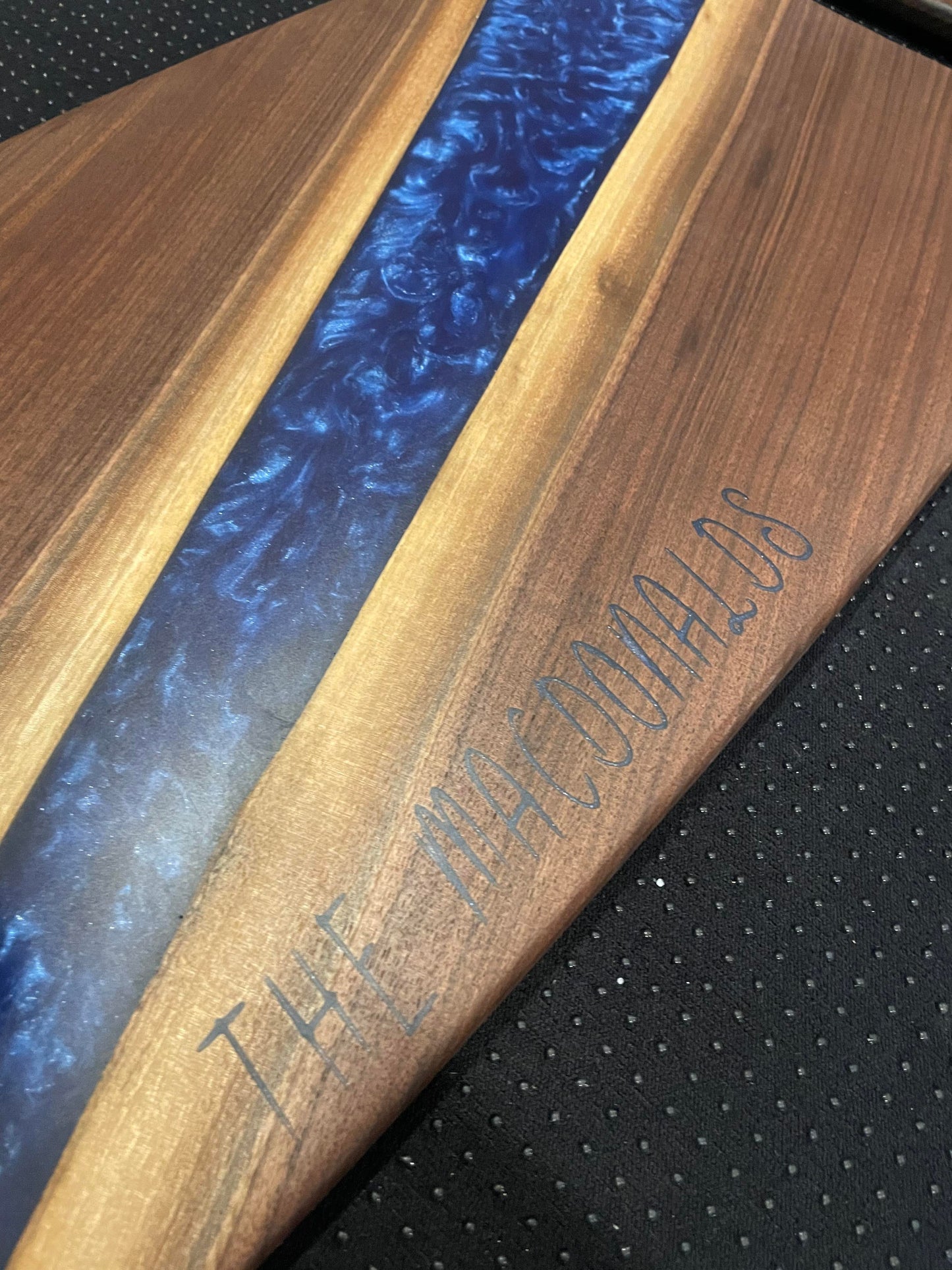 Custom Wood & Epoxy Charcuterie Board