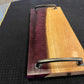 Wood and Epoxy Serving Board -Burgundy Resin